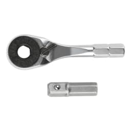 1/4"Inch Ratchet Mini Quick Release Square Head Spanner Two-way Ratchet Socket Wrench Repair Tool