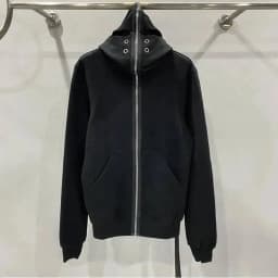 HKSH Autumn New Man Tide Dark RO Style Shark Shape Eyelet Zipper Hooded Long Sleeve Sweatshirt Chic Ins Hoodie Women Ins HK12791