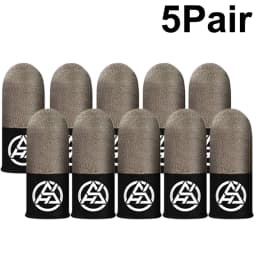 Soft Game Fingertip Gloves Sweatproof Anti-slip Gamer Thimbles Touch Screen Finger Sleeve Breathable Fingertip Cover for Gamer