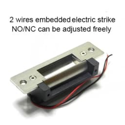 Original DC12V Stainless Steel Sturdiness Narrow Frame Fail-Secure ANSI Standard Electric Strike Lock Electronic Door Lock