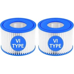 Hot Tub Filter VI, Spa Filter Cartridge for Bestway VI Lay-Z-Spa Intex, Coleman SaluSpa 90352E 58323 58323E, Hot Tub Spa Filters
