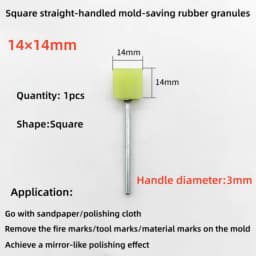 Mold Mirror Polishing Rubber Particle Back Adhesive Sandpaper Ultrasonic Grinding Machine Rubber Head Fire Removal Pattern