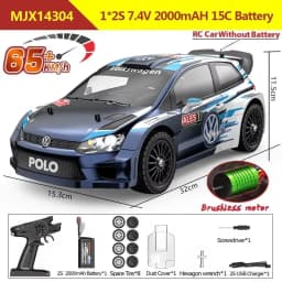 MJX Hyper Go 14304 14302 14303 1/14 4WD RC Car 65km/h Brushless 2.4G Remote Control Car Off-road High Speed RC Cars Truck Toy