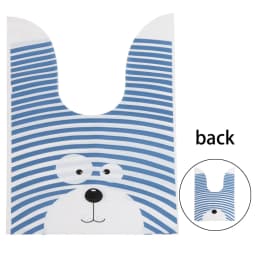 25pcs Animals Rabbit Ear Bags Birthday Party Candy Gift Jewelry Bags Baking Packaging for Biscuit Kids Cookie Plastic Pouches