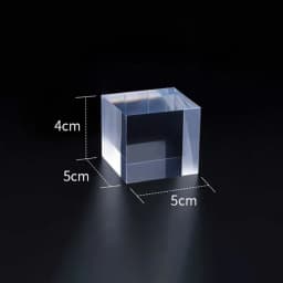 Plexiglass Square Block Jewelry Display Stand Stamping Cosmetics Holder Photography Props Dolls Perfume Organizer Riser Case