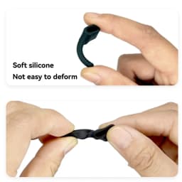 4Pcs Ear Hook Grip for Ray Ban Meta RayNeo Xreal Anti Slip Elastic Silicone Eyeglass Holder for Smart Glasses Retainers