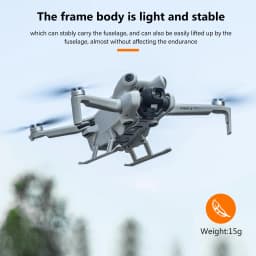STARTRC Landing Gear for Dji Mini 4 Pro Drone Accessories Foldable Extended Landing Legs Kit