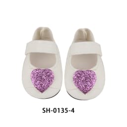 5.5CM PU Leather Mini Doll Shoes For 14 Inches American Doll Boots Hollowing Heart Bow Shoes For 35Cm Baby Girl,Lise,Nancy Dolls