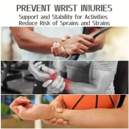 Adjustable Gloves Brace for Women & Men Support Wrap Strap Hand Carpal Tunnel Brace Fitness Suitable Both Right Left Hand