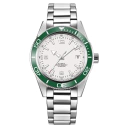 Gustom Logo Automatic Mechanical Men Watch 41mm NH35 Movement Sapphire Steel Strap Watch Waterproof Luminous 90 Ring Corgeut