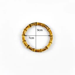 2/4Pcs Deepeel 7.5-18cm Bamboo Rings Bag Handles DIY Handmade Craft Wooden Bags Closure Round Handle Purse Woven Accessories