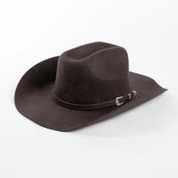 USPOP 100% Wool Felt Cowboy Hat with Belt Buckle 4 Sizes Wide Brim Jazz Hat Autumn Winter Fedoras