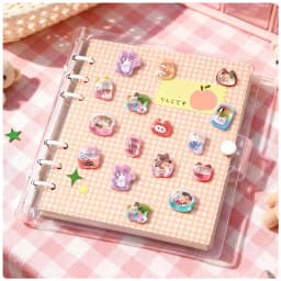1 pc/4 pcs Cute Animals Sweet 3D Relief Stickers Journaling DIY Diary Stationery Sticker Decor School Supplies Gift