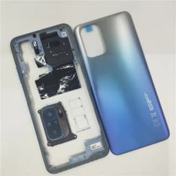 Full Housing for Xiaomi Redmi Note 10 M2101K7AG /Note 10s M2101K7BG Back Cover+Middle Frame+Side Key+Camera Glass Lens+Sim Tray