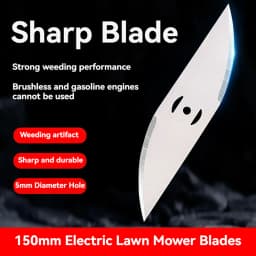 150mm Metal Grass Trimmer Head Replacement Saw Blades for Cordless Battery Lawn Mowers Home Garden Power Tools Grass Trimmers