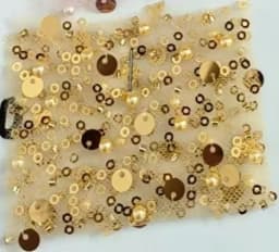 35Color .Beaded Symphony Sequins 3D Lace Fabric, Shiny Bridal Dress, Bridesmaid Dress,DIY Home Curtain,RS3455