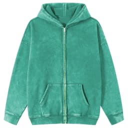 Autumn Solid Color 100% Cotton Women Washed Hoodie Sport Casual Zipper Hoody Y2K Jogging Streetwear Harajuku Soft Hoodies