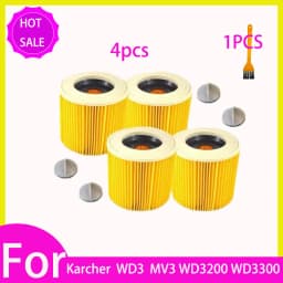 Replacement Dust Bag Hepa Filter For Karcher WD3 Premium WD3200 WD 3300 MV3 Accessories A2004 A2054 Vacuum Cleaner Spare Parts