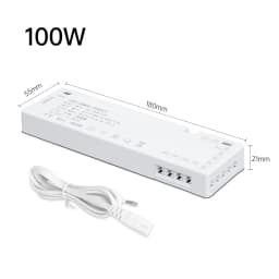 AC 220V LED Cabinet Light Transformer DC12V/24V 24W 36W 60W 100W 150W 200W Driver for Closet/Shelf Led Light Strip to Used