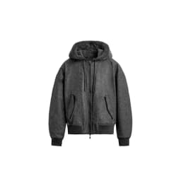 2026 New American Retro Reversible Hooded Jacket for Men Winter Thick Warm Men's Zipper Hoodie Sweatshirt Y2k Streetwear Coat