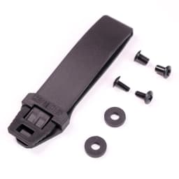 Short 3 Inch MOLLE Kydex OTW Clip Belt Loop With Assemble Hardware To Integrate Accessory Pockets and Pouches Onto Packs Vest