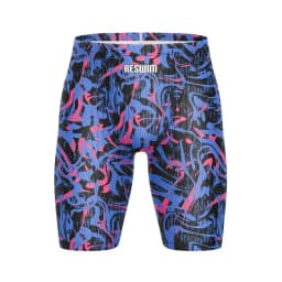 Summer Men's Pro Swim Jammer Athletic Practice Knee-Length Swimsuit Short New Swimming Trunks Beach Tights Shorts Surf Pants