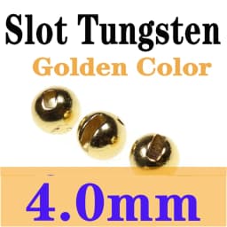 Jujufly 10pcs Big Size Slotted Fly Tying Tungsten Beads for 4#6#8#10# Jig Hook Weighting 4mm/4.8mm/5.5mm Tungsten Fly Head Beads