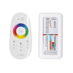 2.4G RF RGB RGBW LED Controler Touch Screen DC12-24V 18A Remote Controller Channel For RGB / RGBW 5050 3528 5630 LED Strip