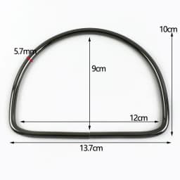 2/4/10Pcs Metal D Ring 9/11cm Bag Handles Purse Frame Women's Handbags Woven-bag Handle DIY Hardware Accessories Making Bags
