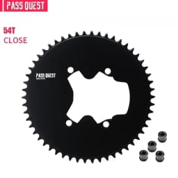 PASS QUEST 110 Bcd 4 Bolt Chainring Narrow Wide for SHIMANO R9200 R8100 R7100 Crank 42T-60T 9-12 Speed 110BCD Chainwheel