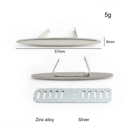 50/100PCS Rectangle Customized Metal Plate With Logo Tags For Sewing Bag Clothes Puppet Doll Handbag Purse Personal Brand Label