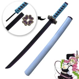Demon Slayer Katana Sword Original Assembled Anime Cosplay Props Orange Kyoujurou Tanjirou Tokitou Muichirou Swords 72cm