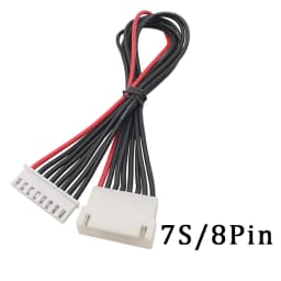 2/5Pcs JST-XH 2S 3S 4S 5S 6S 7S 8S LiPo Battery Balance Charger Extension Cable Balance Charging Wire 20CM 7.8Inch 22AWG