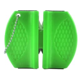 1pcs Mini Knife Sharpener Rough And Delicate Double Sided Sharpener Portable Ceramic Sharpener Pocket Outdoor Camping And Hiking