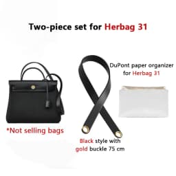 Genuine Leather Replacement Shoulder Strap For Herbag 31 And Mini Herbag Crossbody Bag Modification Accessory Durable Bag Strap