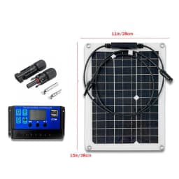 500W/1000W Flexible Solar Panel 12V Battery Charger with Controller – Solar Power Bank for Phone, Car, Yacht, RV