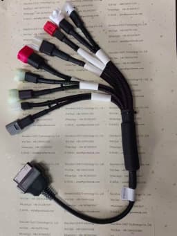BS6 8in1 Bike Cable OBD One-to-many Extension Wire Compatible with Euro4 Motorcycle for Suzuki for Honda for Yamahafor Kawasaki