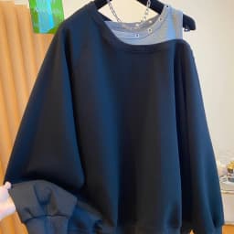 Fake Two Piece Casual Oversized Off Shoulder Sweatshirt Tops Women Designer Hollow Out Sweatshirt Fall Hoodie Jacket Outwear