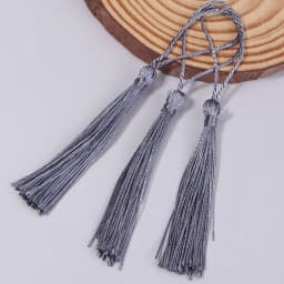 30pcs 13cm Hanging Rope Polyester Tassel Fringe Soft Flossy Tassel For DIY Bookmark Keychain Pendants Jewelry Making Accessories