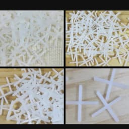200pcs 1/1.5/2/2.5/3mm Cross Ceramic Tile Leveling System Clips Tile Spacer Ceramic Floor Wall Laying Construction Tool