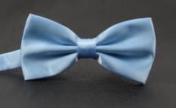 Double-layer bow tie men's business formal bow tie solid color bow tie gift