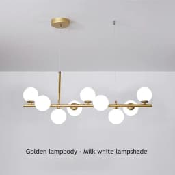 Modern Glass Ball Ceiling Chandelier for Table Dining Living Room Kitchen Island Pendant Lamp Home Decor Indoor Lighting Fixture
