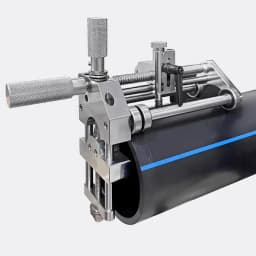 For removing oxide layer, PE pipe rotary scraper tool (63-400mm)