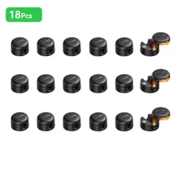 Rocoren Spiral Cover Magnetic Cable Clamp Cable Smooth and Adjustable Rope Holder Under Table Cable Management Cable Organizer