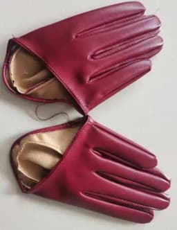 Men Women's Short Design PU Leather Half Palm Motorcycle Gloves Male Female Performance Dancing Gloves R982