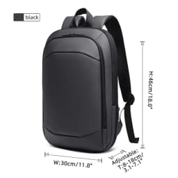 HK High-Quality Business Commuter Backpack Expandable Waterproof Laptop Backpack Men’s Large-Capacity Business Travel Backpack