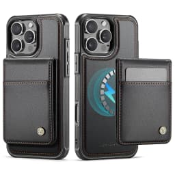 Magnetic 2 in 1 Detachable for iPhone 16/15/14 Pro Max 16 Plus Wallet Case with Card Holder,Magnetic Flip Kickstand Credit Slots