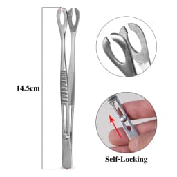 Surgical Steel Pliers Body Piercing Tool Forceps Needle Pipe Clamp Tweezers Open Close CBR Ring Plier Ear Belly Nose Pierc Tools