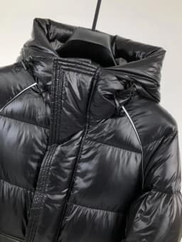 New Winter Mens Thicken Warm Medium Long Hooded Down Coat Stand Collar Zipper Fashion Casual Jacket Male High Street Overcoat