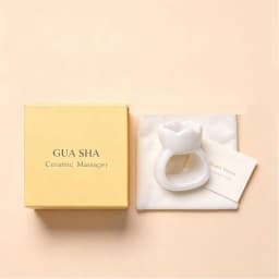 Premium Natural Ceramic Gua sha Tool for Face and Body Lymphatic Drainage Massager Face Lift Sculpts Jawline Reduces Double Chin